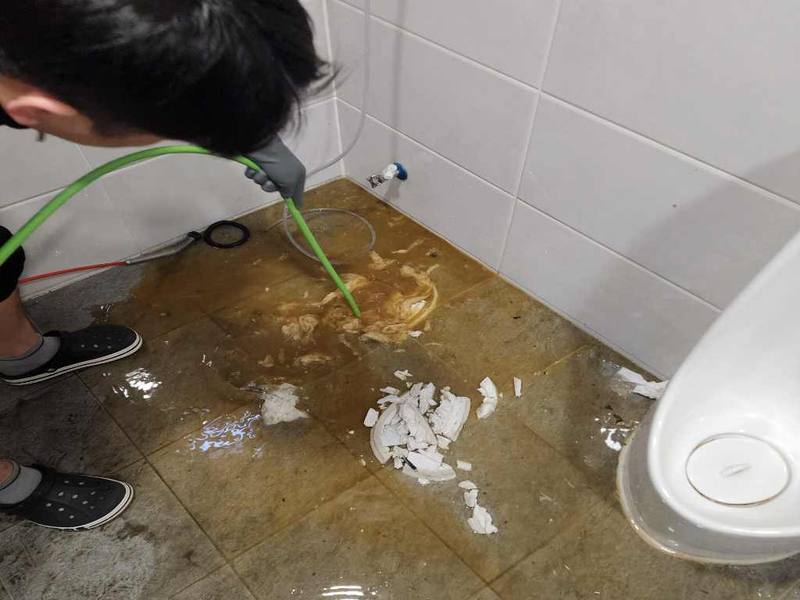 청라 하수구역류 작업사례 9
