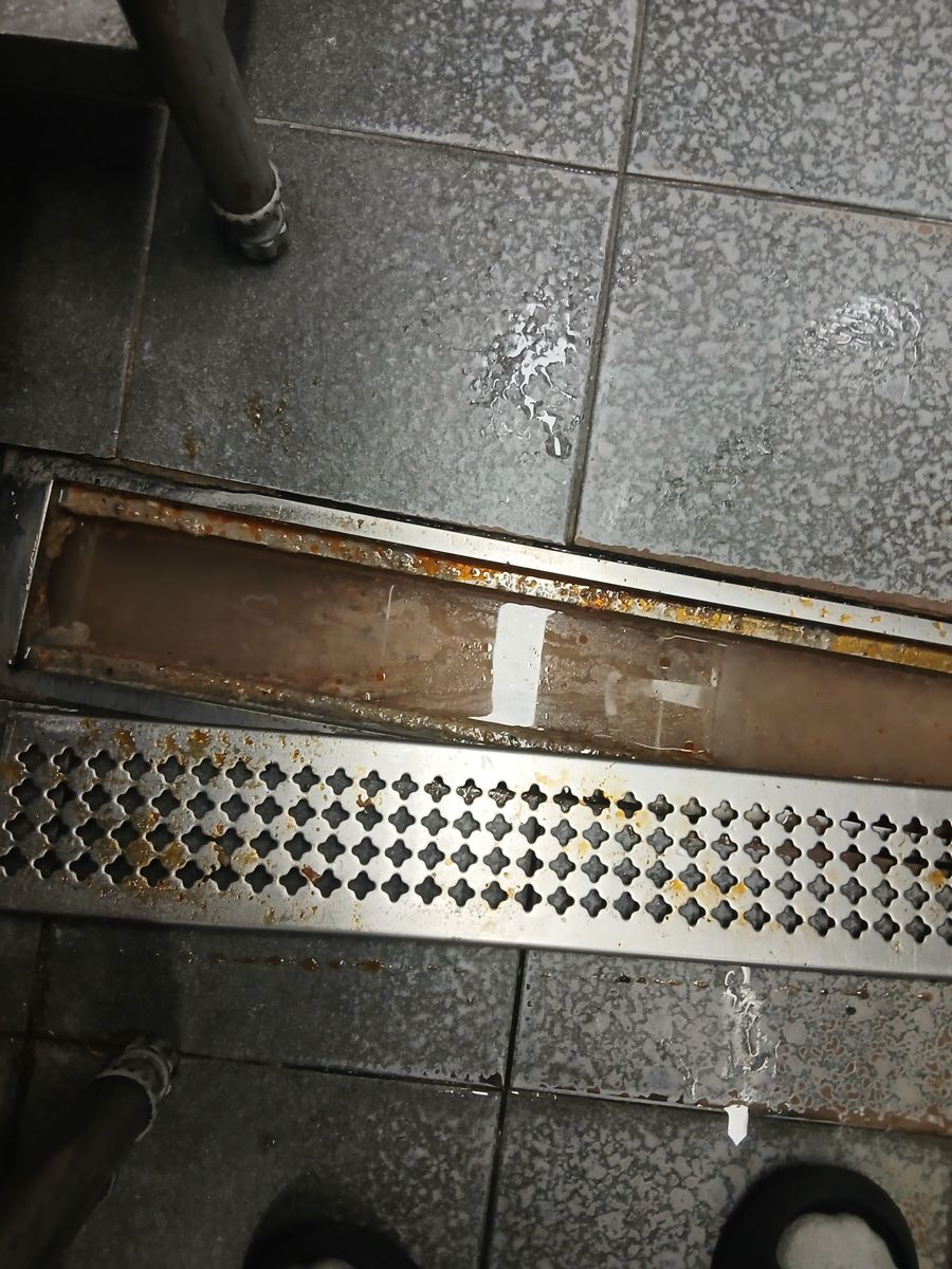 인천 식당 주방 배수로 실제 현장