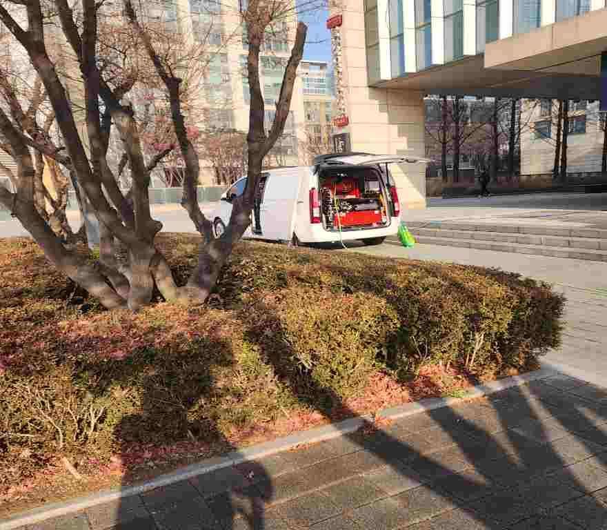 인천 건물 오수관 고압세척 작업